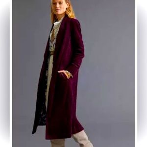 Anthropologie Corduroy Duster Jacket